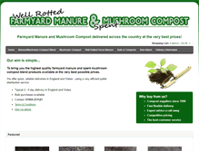 Tablet Screenshot of farmyard-manure-and-mushroom-compost.co.uk